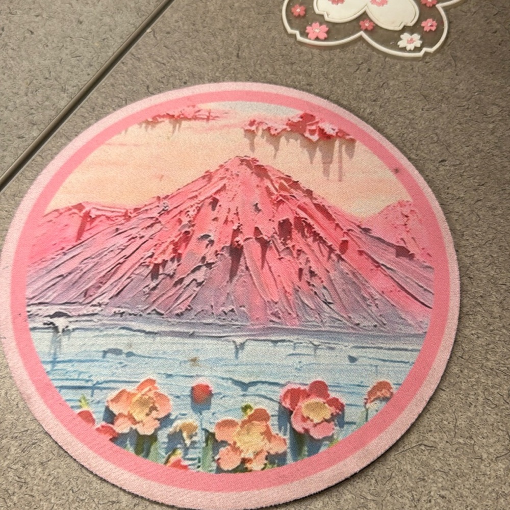 Pink Mountain Mousepad